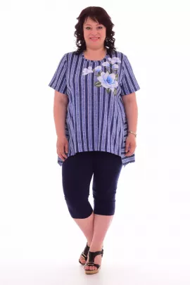 Пижама женская 5-217 (голубой)