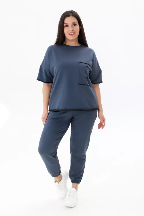 Костюм женский с джоггерами 370091