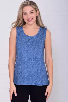 Майка женская 6-217 (голубой)