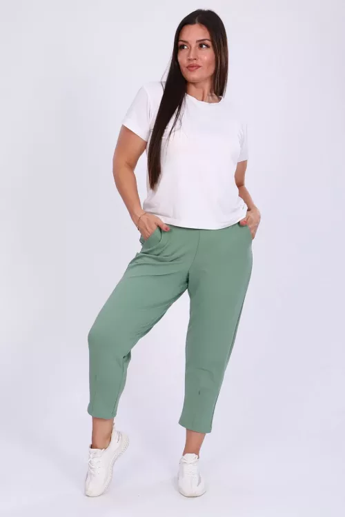 Брюки 24737 зеленый последний размер