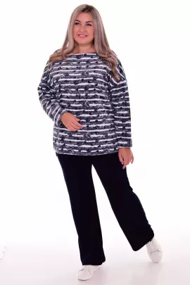 Костюм женский 5-299б (темно-синий)