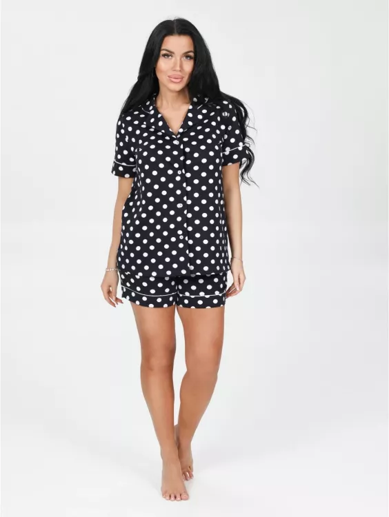 Нимфа пижама женская (горох)