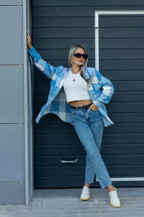 Рубашка РЖКК-01 голубой последний размер