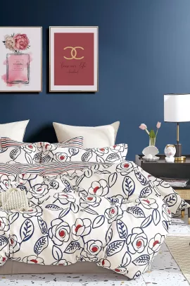 Постельное белье поплин эксклюзив на молнии - Мари