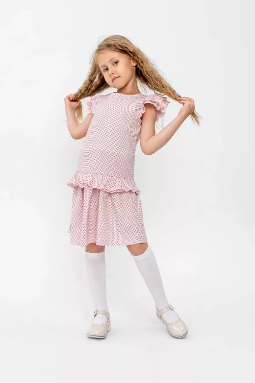 Костюм Полька розовый детский