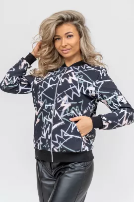 Толстовка женская Бласт (черный) футер