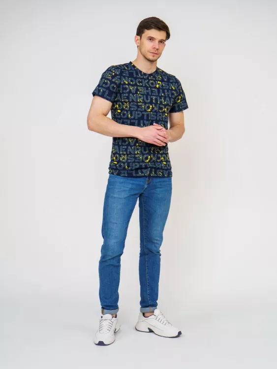 Фм-03 НСД Футболка мужская (кулирка ) Темно-синий