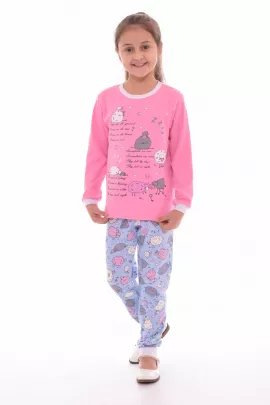 Пижама детская 7-173а (розовый)