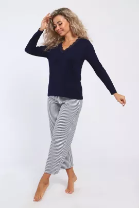 Пижама 78568 синий последний размер