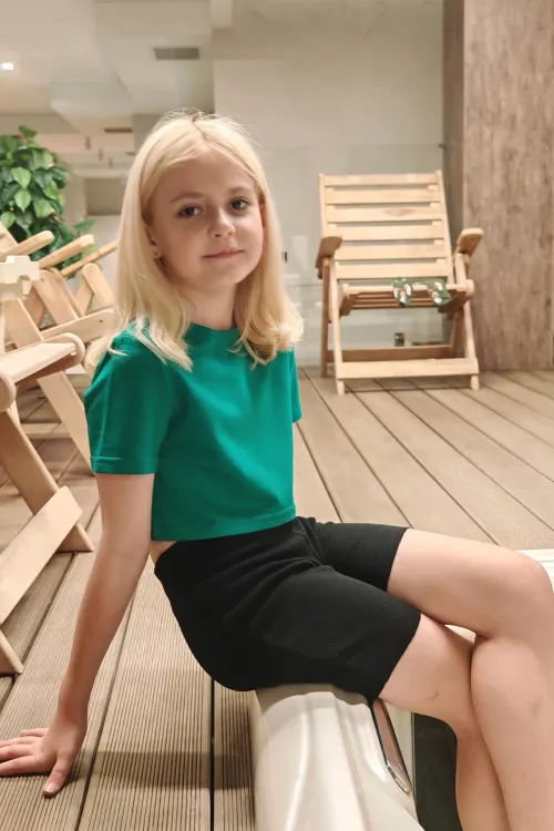 83908/1 футболка укороченная детская