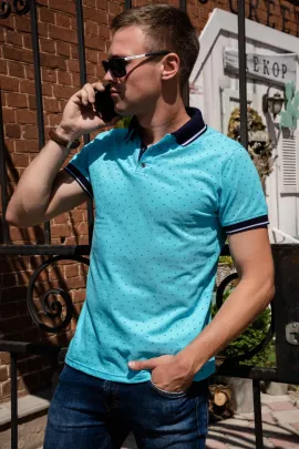 Футболка мужская 78942 голубой последний размер