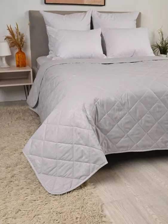 Покрывало Элегант - Светло-серый