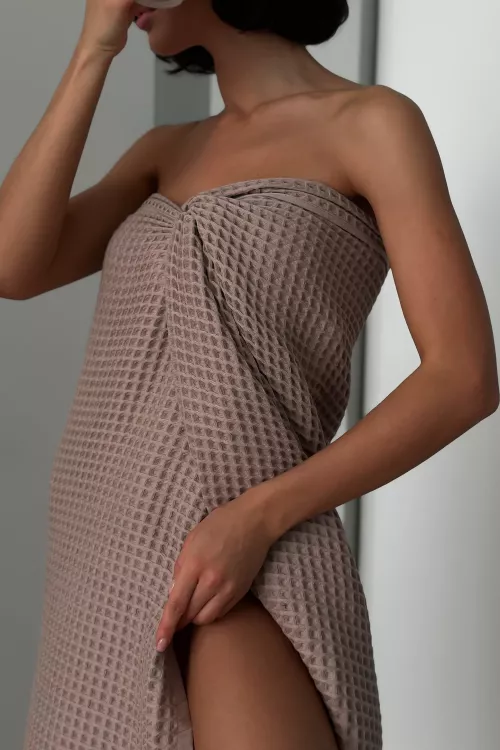 Полотенце вафельное Бохо размер 100х150