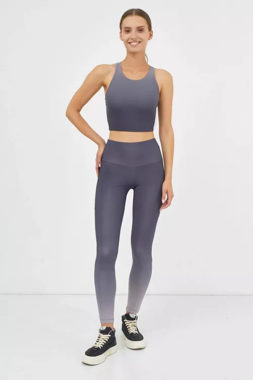 Брюки 342255 лиловый градиент последний размер