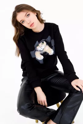 Толстовка 24356 черный последний размер