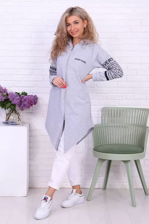 Туника Люкс серый последний размер