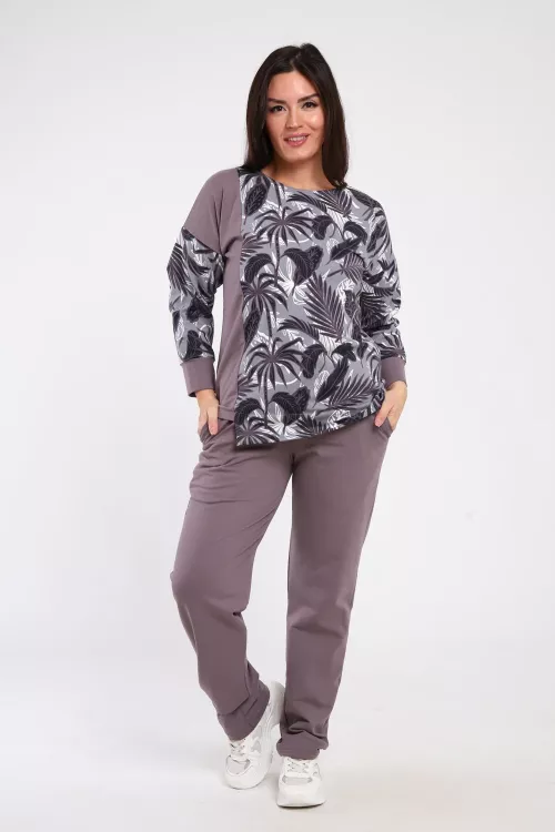 Костюм женский с брюками 29006 последний размер