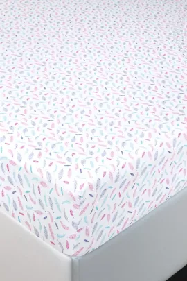 Простыня на резинке "Перышко" 256 200х200х20 256