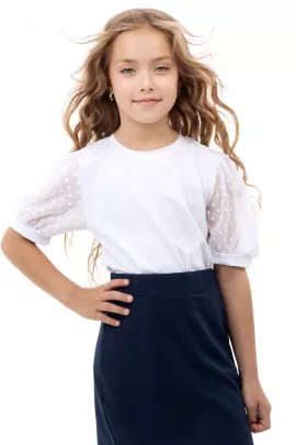 Блузка Гармония-Белый