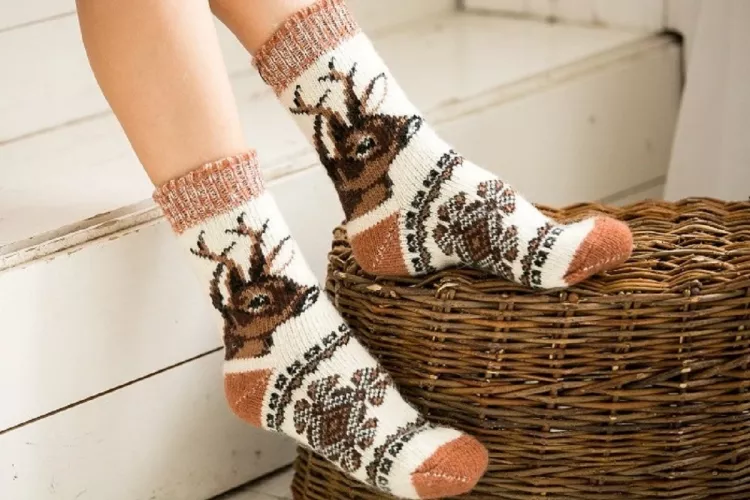 Носки N6R152-1 шерстяные последний размер