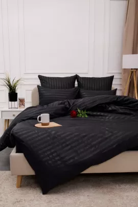 КПБ Микрофибра-Страйп - Графит