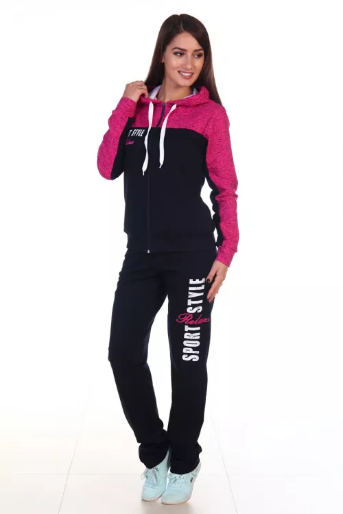 Пижама женская 5-90ж (синий+малина) Релакс