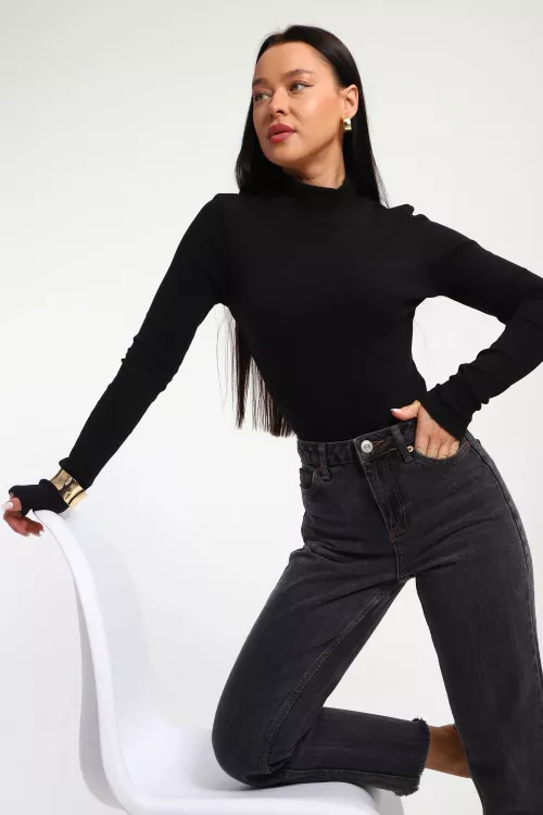 Водолазка женская с горлом теплая 32104