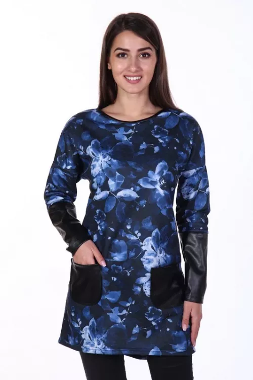 Туника женская 6-106а (синий)