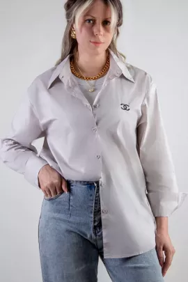 Рубашка оверсайз хлопок y2k