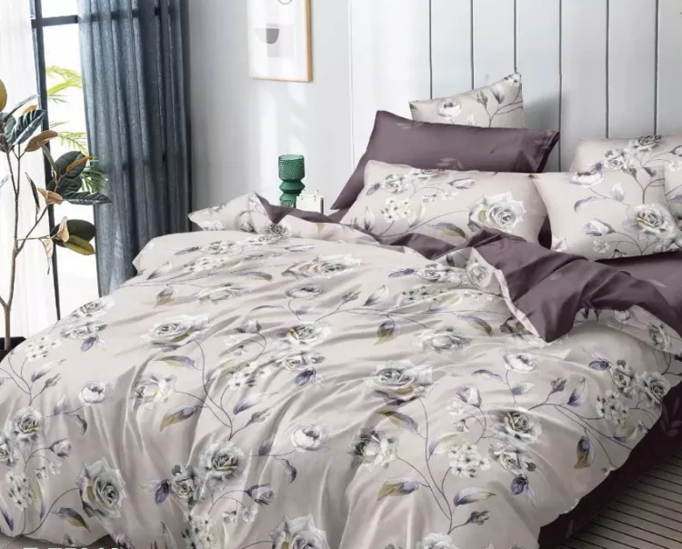 Постельное белье поплин эксклюзив на молнии - Анора