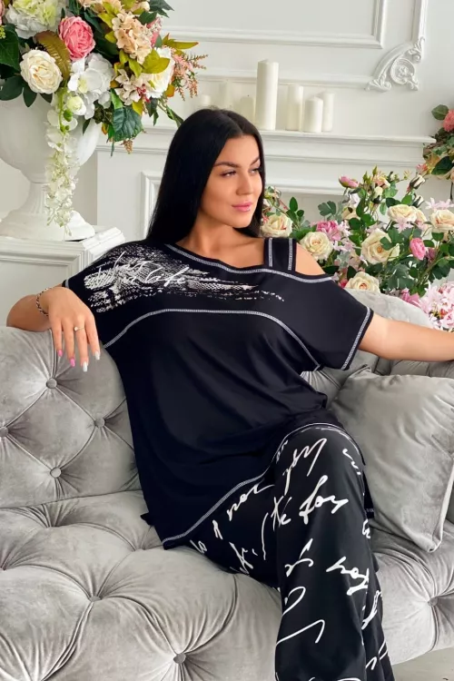 Туника 1853 черный последний размер