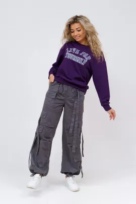 Свитшот Нонс (фиолет)