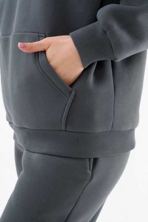 Худи оверсайз с начесом теплое 673 Т