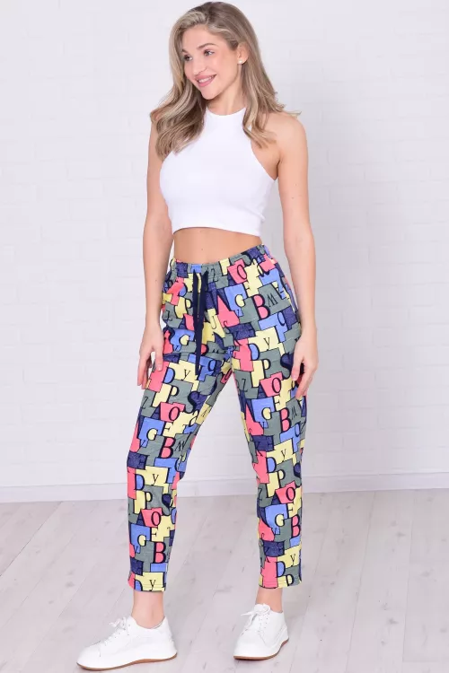 Брюки женские 8-031е1 (лимон)