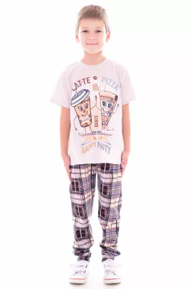 Пижама детская 7-257, Пицца