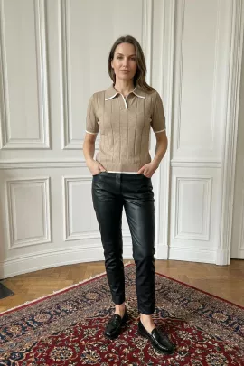 Футболка женская вязаная Поло А Арт. 10692