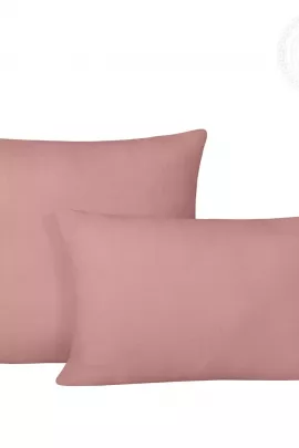 Трикотажная наволочка на молнии Терракот 258 70х70 258