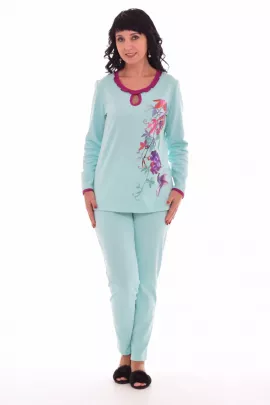 Пижама женская 1-102а (ментол)