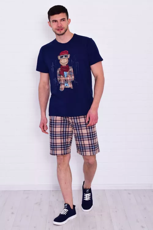 Пижама мужская 9-201 (темно-синий)